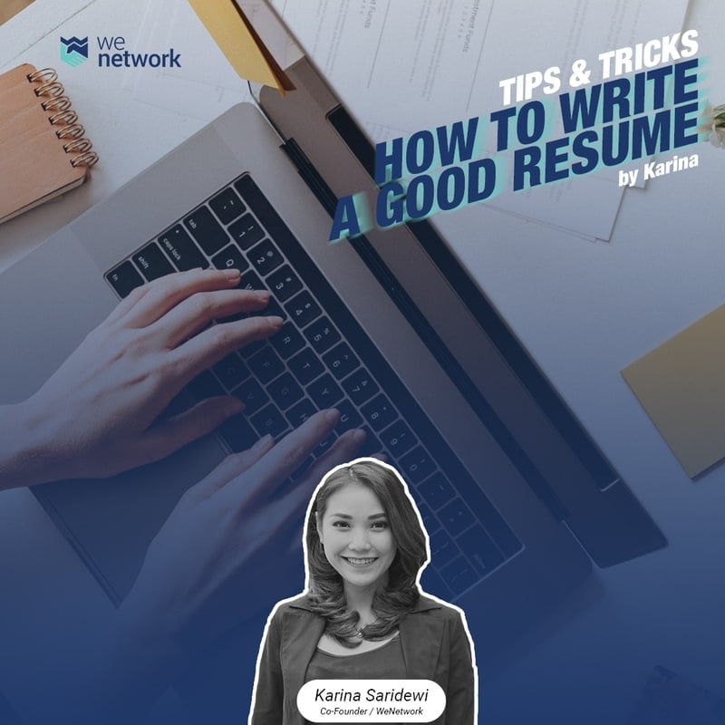 How to write a good resume